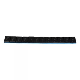 GUDE 1/4 oz, 0.25 oz. Black Adhesive Stick on Wheel Weights, 576pc/Box, 48 Strip