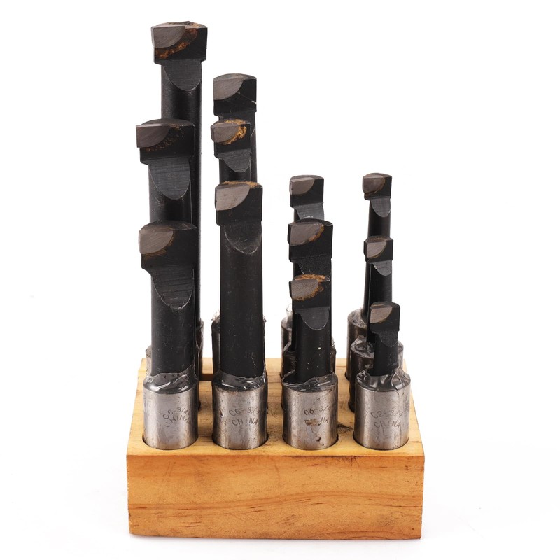 Oudtinx 12-Piece 3/4" Boring Bar Set - C6 Carbide Tipped