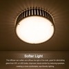 Awclub Lampshade Diffuser, 15" Diameter Round Diffuser Lamp Shade for