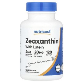 Nutricost, containing zeaxanthin and lutein, 120 softgels / Nutricost (뉴트리코스트), 제아잔틴, 루테인 함유, 소프트젤 120정