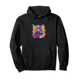 Video Game Character Art For Gamers Pullover Hoodie
