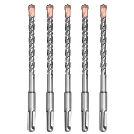 10 Pack 5/16" x 6.3" SDS Plus Masonry Drill Bit, 8x160mm Rotary Hammer Drill Bit,Concrete Drill Bit for Concrete, Brick, Block,Wall 10 Pack, 5/16" x 6.3" （8x160mm）