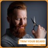 Rrays 5'' Beard Scissors for Men- German Mustache Scissors with
