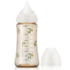 Grosmimi PPSU Baby Bottle, BPA Free (10oz Olive_White)