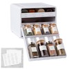 YouCopia SpiceStack Adjustable Spice Rack Organizer, Pull-Down 24-Bottle Seasonings and