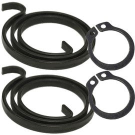 Door Handle Repair Kit 2 Springs and 2 Circlips (2.5 Turn, 2.5mm Thick Spring)