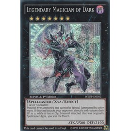 Yu-Gi-Oh! - Legendary Magician of Dark (WSUP-EN052) - World Superstars - 1st Edition - Prismatic Secret Rare by Yu-Gi-Oh!