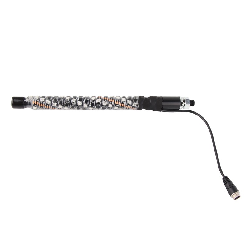 1ft LED Whip Lights 12‑24V 20 Colors IP67 Waterproof Overload