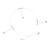 Kisangel 5sets Wire Fishing Trace Leaders Kit Tangling Fishing Rigs