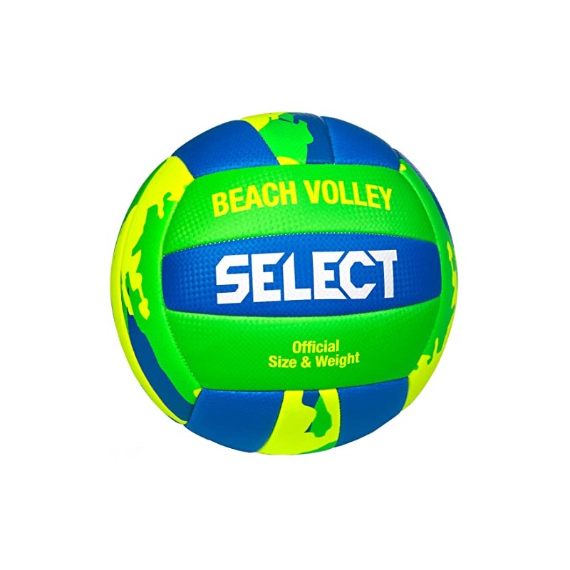Select Beach Volley v22 Ball Beach Volley GRE-BLU, Unisex Volleyballs,