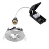 Saxby 79979 Speculo Round Brushed Chrome Bathroom IP65 7W GU10