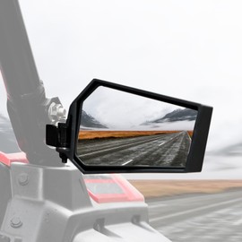 A & UTV PRO Side Mirrors for 2016-2023 Pioneer 1000-3/1000-5, 2023-2024 1000-6, Break-away Rearview Mirrors Adjustable Convex Clear Rear View Mirrors,Replace OEM# 0SV05-HL4-202