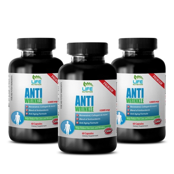 LIFE NUTRITION Forever Young Solution - ANTI-WRINKLE COMPLEX - Time-Defying