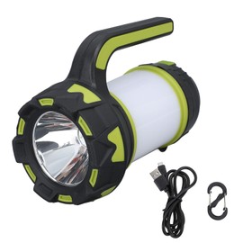 Spotlight Flashlight SMD COB Dual Light Source Waterproof USB Rechargeable Camping Lantern with Handle for Outdoor Emergency Hiking