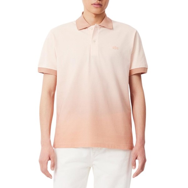 Lacoste Men's Classic Fit Gradient Polo, Light Beige & Latte,