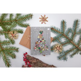 EDITION COLIBRI 25 Christmas Gift Tags: Nostalgic Motifs, Labels Pendants, Xmas, Tags, Christmas, Hanging Tags for Decorating Christmas Tree and Gifts, Paper Decoration