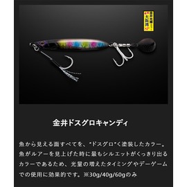 JACKALL Big Backer E-Blade (BIGBACKER E-BLADE) 1.4 oz (40 g) Kanei Dosgro Candy