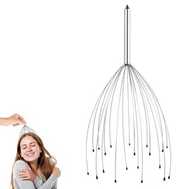 Premium Head Massage Spider 20 Fingers, Scalp Massager, Head Scratcher, Head Scratcher for Relaxing Head and Body