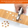 Giilayky Hole Punch 3/8-10mm Single Hole Heavy Duty Unique Portable