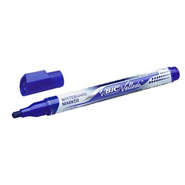 BIC Velleda Pocket Whiteboard Pens - Blue, Box of 12