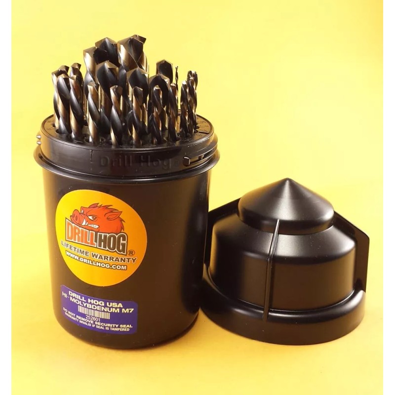 Drill Hog 29 Pc Left Hand Drill Bits Drill Bit