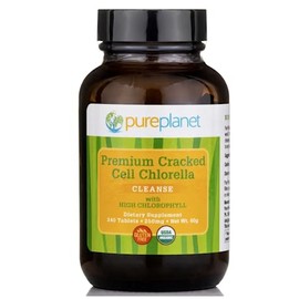PURE PLANET Cracked Cell Chlorella Organic 240tb/250mg