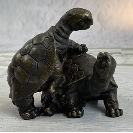 Original Milo Bronze Sculpture Signed Sea Turtle Artwork Ancient Mariner Deal nr