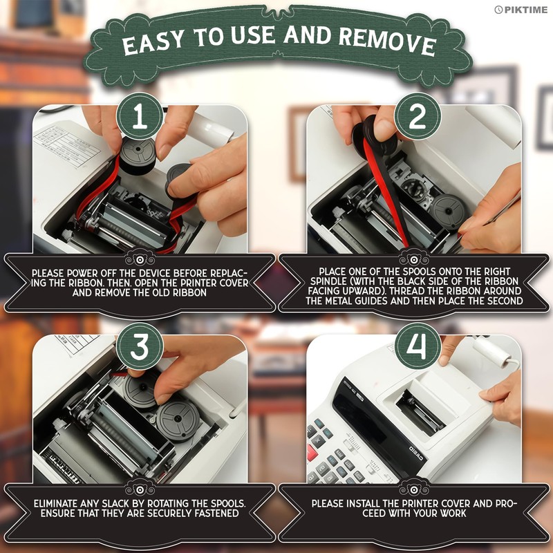 Canon MP11DX Calculator Ribbon Set of 3 – 18ft x