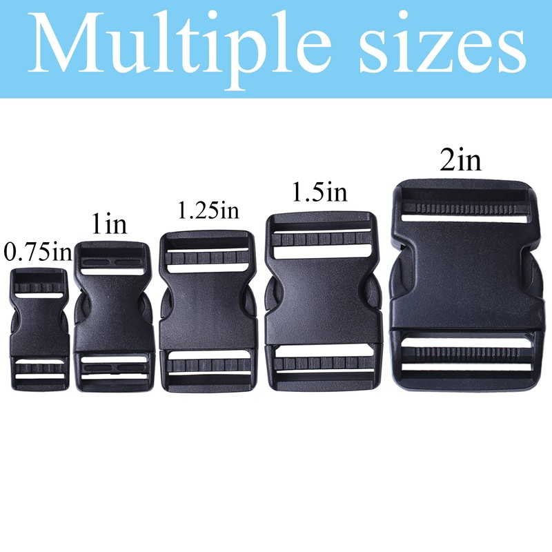 J. Carp Pack of 4 Bag Fastener Backpacker Backpack Buckle