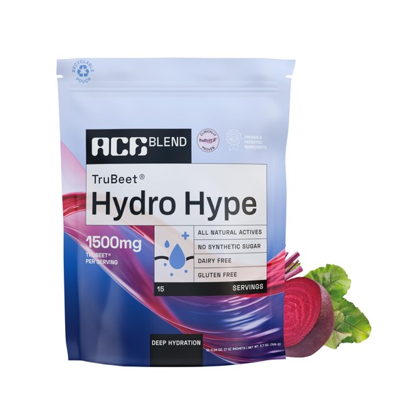 Ace Blend Trubeet Hydro Hype | Electrolyte Powder with Full-Spectrum
