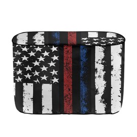 Knextrepoy American Flag Camper Propane Tank Cover - Double 30lb Weather Resistant Gas Cylinder for Heavy Duty RV Travel Trailer Accessories - 4th of July Decor