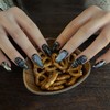 Midnight Handmade Nail Tips - Short Oval / 미드나잇 수제네일팁