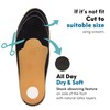 HANDARTE Genuine Leather Orthotic Insoles for Flat Foot Arch Support