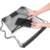 Bolsa de Playa Transparente Plegable de PVC Cordón 34x45 CM