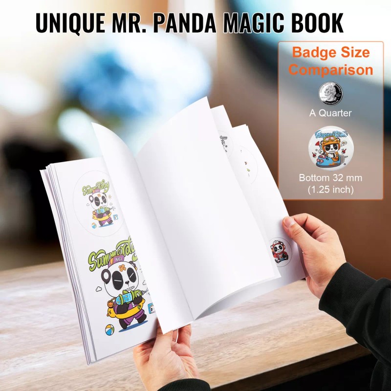 Vevor Kit De Máquina Fotobotones Publicitarios 32mm/500boton