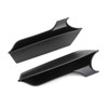 Artudatech Black Interior Door Armrest Storage Box Organizer Holde Tirm