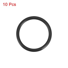 sourcing map 10 Pieces O-Rings Seal Metric 18mm x 22mm x 2mm Nitrile Rubber Sealing Ring for Cream Dispenser Pool Pump Quick Coupling Coffee Cup