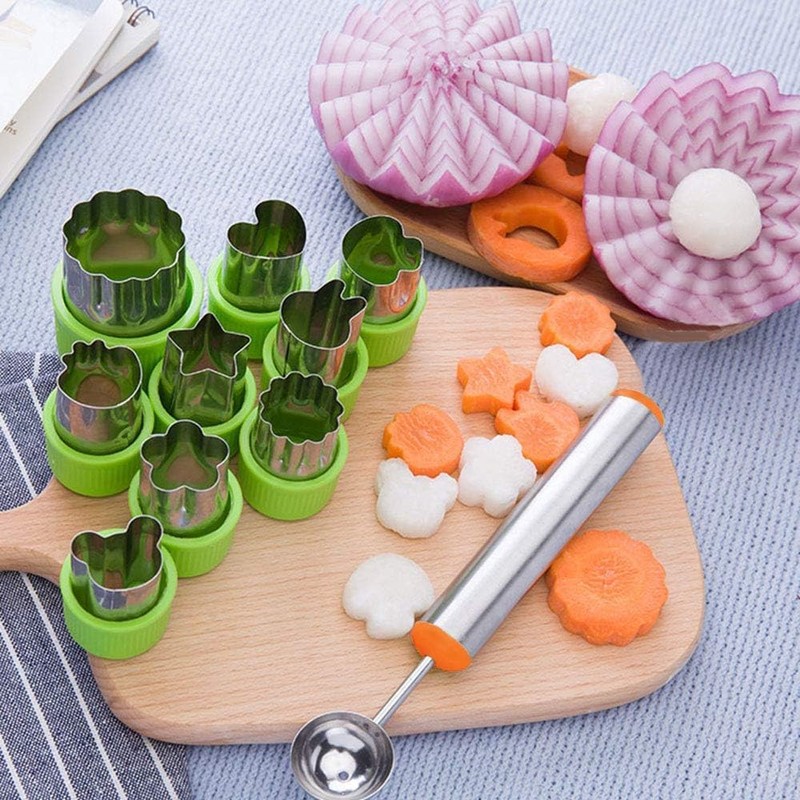 Cookie Cutter Sets for Kids, LetGoShop 12 Shapes Biscuit Cutters