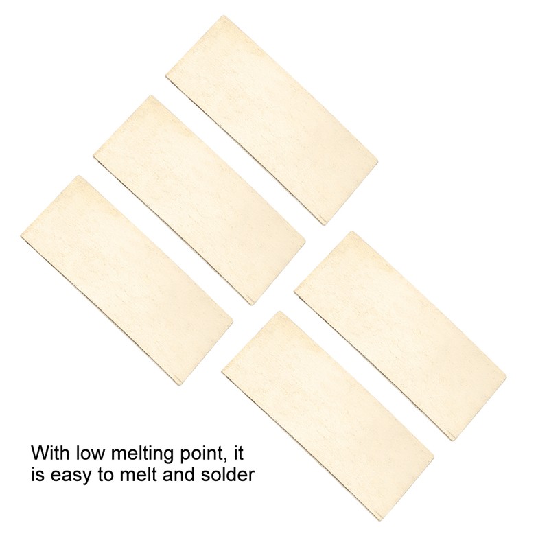 5 Pcs 65% Silver Solder Plate Jewelry Welding Blade Tool