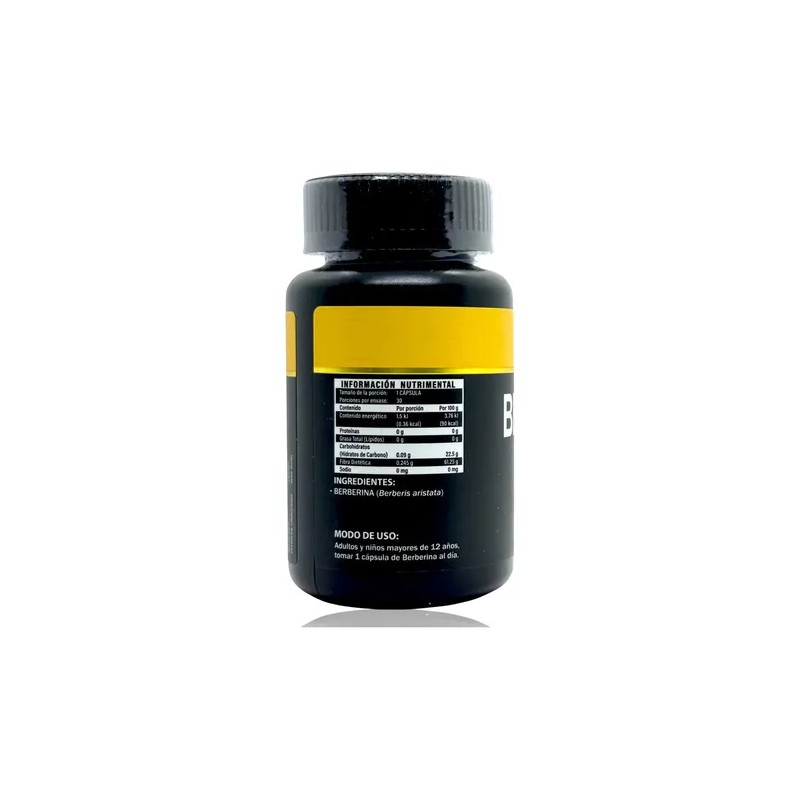 Berberina Vitesa 500mg 30 Cápsulas Suplemento Nutricional Orgánico