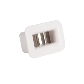 KitchenCraft Runner Bean Slicer, Plastic / Stainless Steel Easy-to-Use Bean Cutter, 5.5 x 4 x 3cm, White