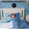 Reloj de pared moderno de 8 pulgadas, funciona con pilas,