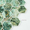 Miscasa Peel and Stick Hexagon Backsplash Tile, Self Adhesive Glossy