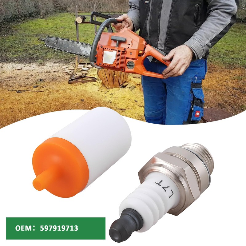 Create idea Spark Plug and Fuel Filter 597919713 Compatible with