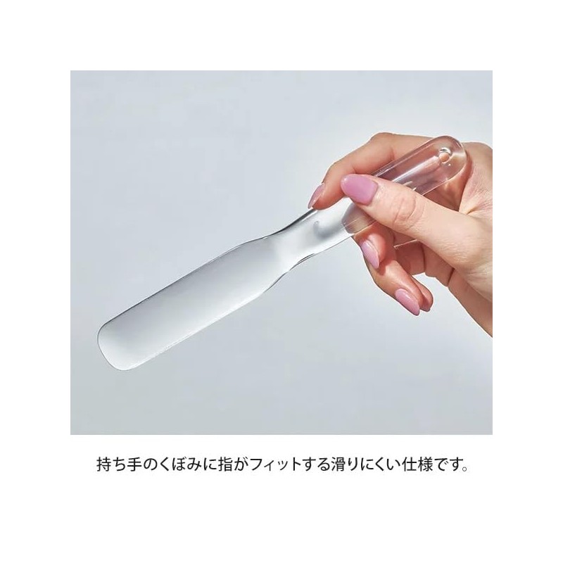 Meister Spatula, Clear, L Size, Length 7.5 inches (19 cm),