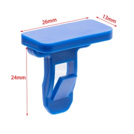 OAUTOO 15PCS Blue Nylon Fender Flare & Bumper Clip Compatible with Toyota 75392-0R010 75392-35200, 75392-04010 for Toyota 4Runner Camry, FJ, RAV4 & Tacoma