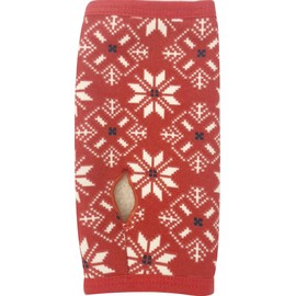 Maruwa Boeki 2003959-05 Warm Hand Warmer, Nordic, Red, Size: One Size Fits Most
