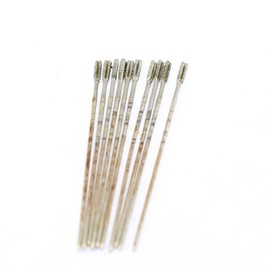 JINGLING 1.8mm Diamond Lapidary Drill Bits Micro Solid Bit Tipped Jewelry Tools for Stone Rock Pack of 20Pcs