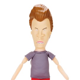 Shelf Talkers 12" Talking Plush Butt-Head from Beavis & Butt-Head, Pull String Toy Collectible Plush