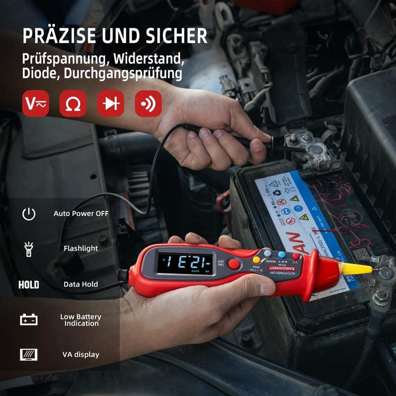 RANGERHINO Digital Multimeter 2000 Counts-112A